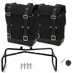 Valige Laterali Kit Valigie Unit Garage Canvas R Ninet Nero
