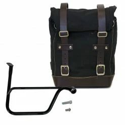 Valige Laterali Unit Garage Canvas+telaio Dx Triumph Speed Twin Marrone