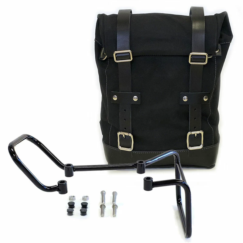 Valige Laterali Unit Garage Borsa Canvas+telaio Husqvarna 401 Nero 3 Valige Laterali Unit Garage Borsa Canvas+telaio Husqvarna 401 Nero