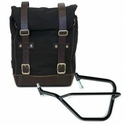 Valige Laterali Borsa Canvas+telaio Sx Unit Garage Nero Marrone