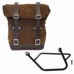 Valige Laterali Unit Garage Borsa+telaio Sx Kawasaki Z900rs Marrone