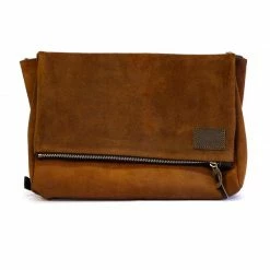 Tessuto Borsa Unit Garage Messenger Fezzan Cuoio Marrone