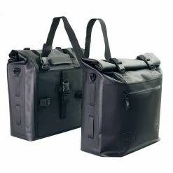 Valige Laterali Borse Laterali Unit Garage Khali 35-45l Nero