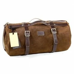 Tessuto Unit Garage Borsa Duffle Kalahari 25l Crosta Di Cuoio Marrone
